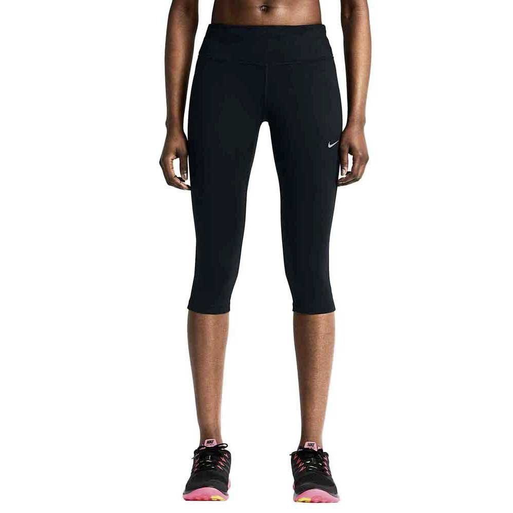 NWOT Black Nike Women’s Dri Fit Epic Run Capri Leggings, Size XS
